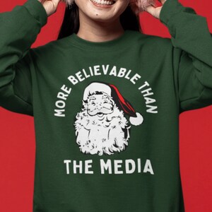 Santa is fake news sweater best sale