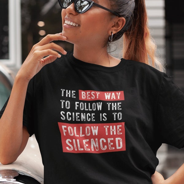 Follow The Silenced Unisex T-Shirt, Anti Globalism, Defund The Media Shirt, Anti Great Reset, Patriot Tee, Conspiracy Theory Shirt