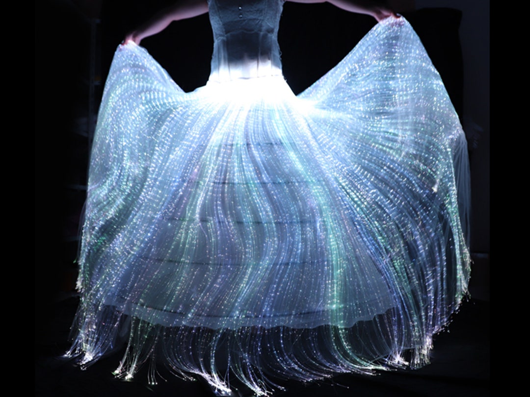 Custom Fiber Optic Skirt Luminous Skirt Wedding Skirt - Etsy