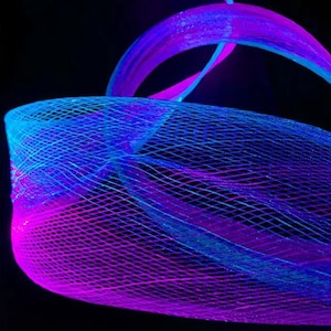 LED fiber optic mesh, LED light up net,fiber optic art, luminous net, luminous fabric, home decor LED net