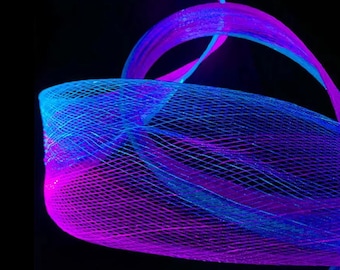 LED fiber optic mesh, LED light up net,fiber optic art, luminous net, luminous fabric, home decor LED net