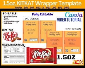 Kit Kat Wrapper - Etsy