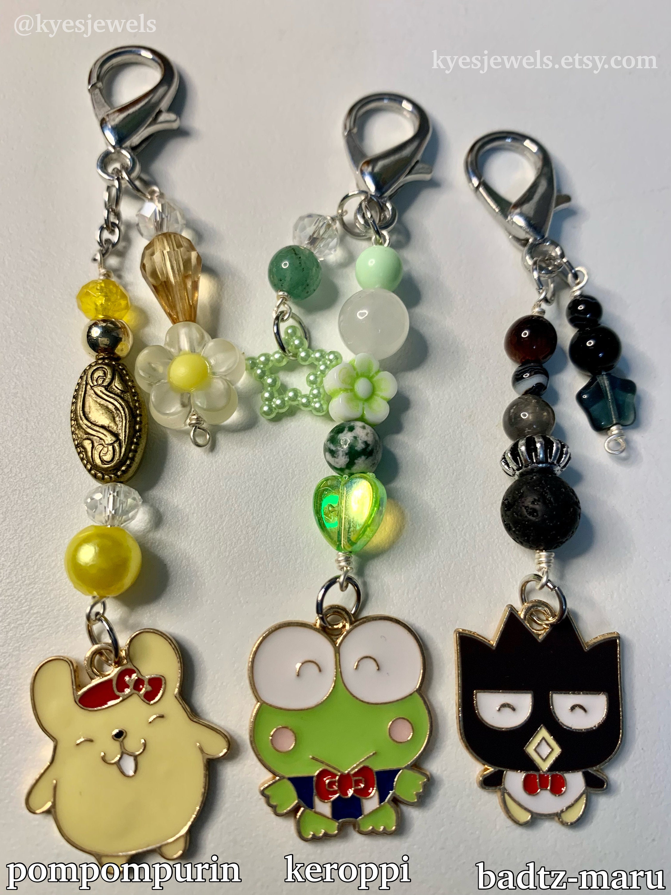 Sanrio Keychains Hello Kitty Keychain Cute Beaded Etsy Canada