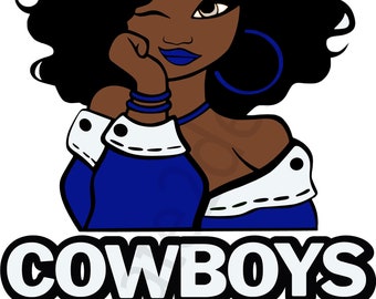 Cowboys Girl Digital Downloads SVG