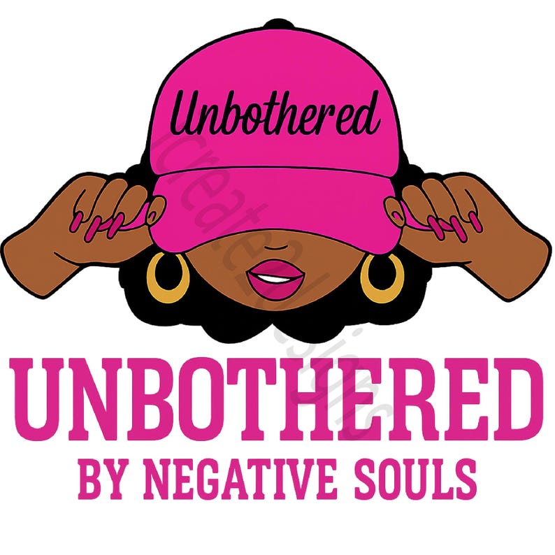 Unbothered Rhyme Unbothered Girl Digital Design PNG File - Etsy