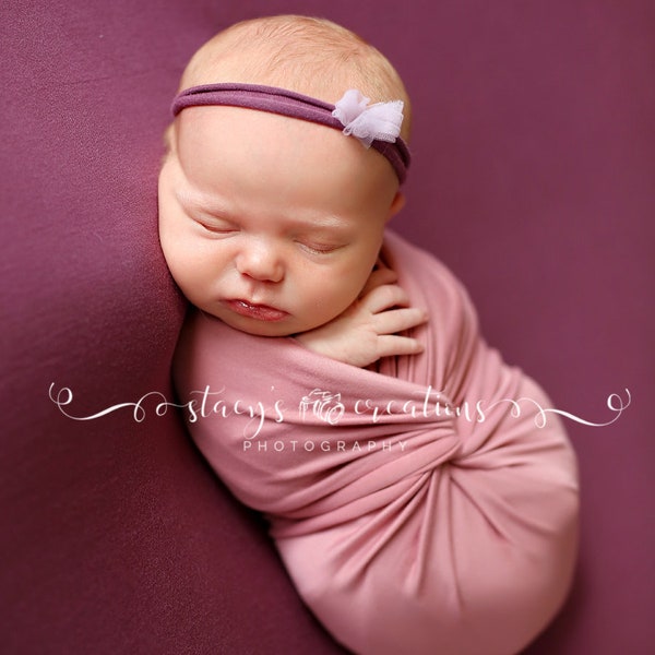 MULTIPLE COLORS- Extra long stretch Jersey wrap, newborn photography props, newborn session