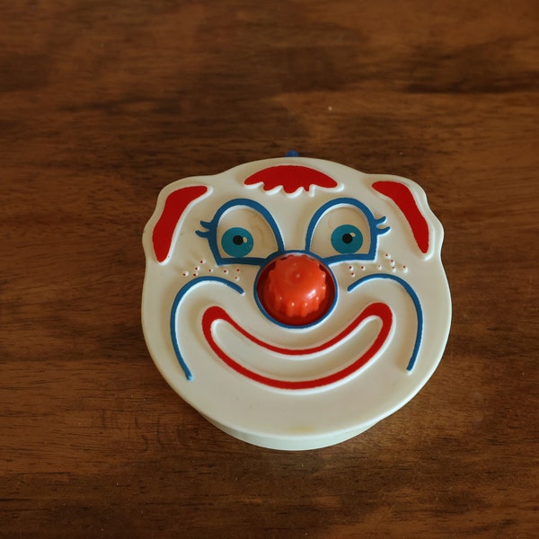 Vintage Music Box With Clown Face