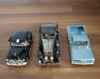 Diecast Cars, Jada Toys 1947 Chevrolet Aerosedan Fleetline Low Ride, 1931 Rolls Royce, Jada Toys 1959 Chevy El Camino, car collector