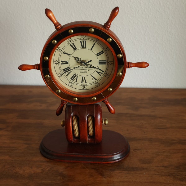 Ship Mantle Clock Etsy