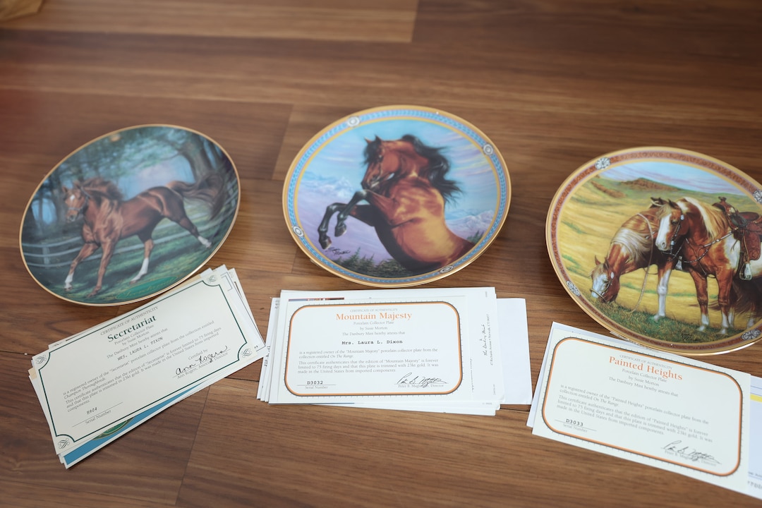 Danbury Mint on the Range Plate Collection by Susie Morton Etsy