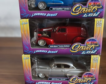 Jada Toys- Diecast Cars, 1947 Cadillac Series 62, 1953 Chevy