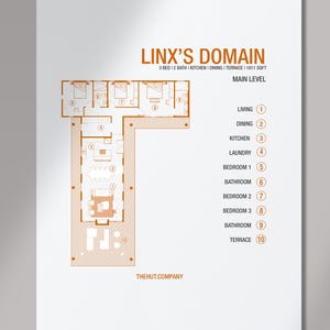 Architectural Floor Plans show the layout of an L-shaped country house cabin with a metal roof, featuring 2 bedrooms, including a master with ensuite bathroom, a shared bathroom, a cozy fireplace, a covered deck, and a sheltered terrace. House Plans
