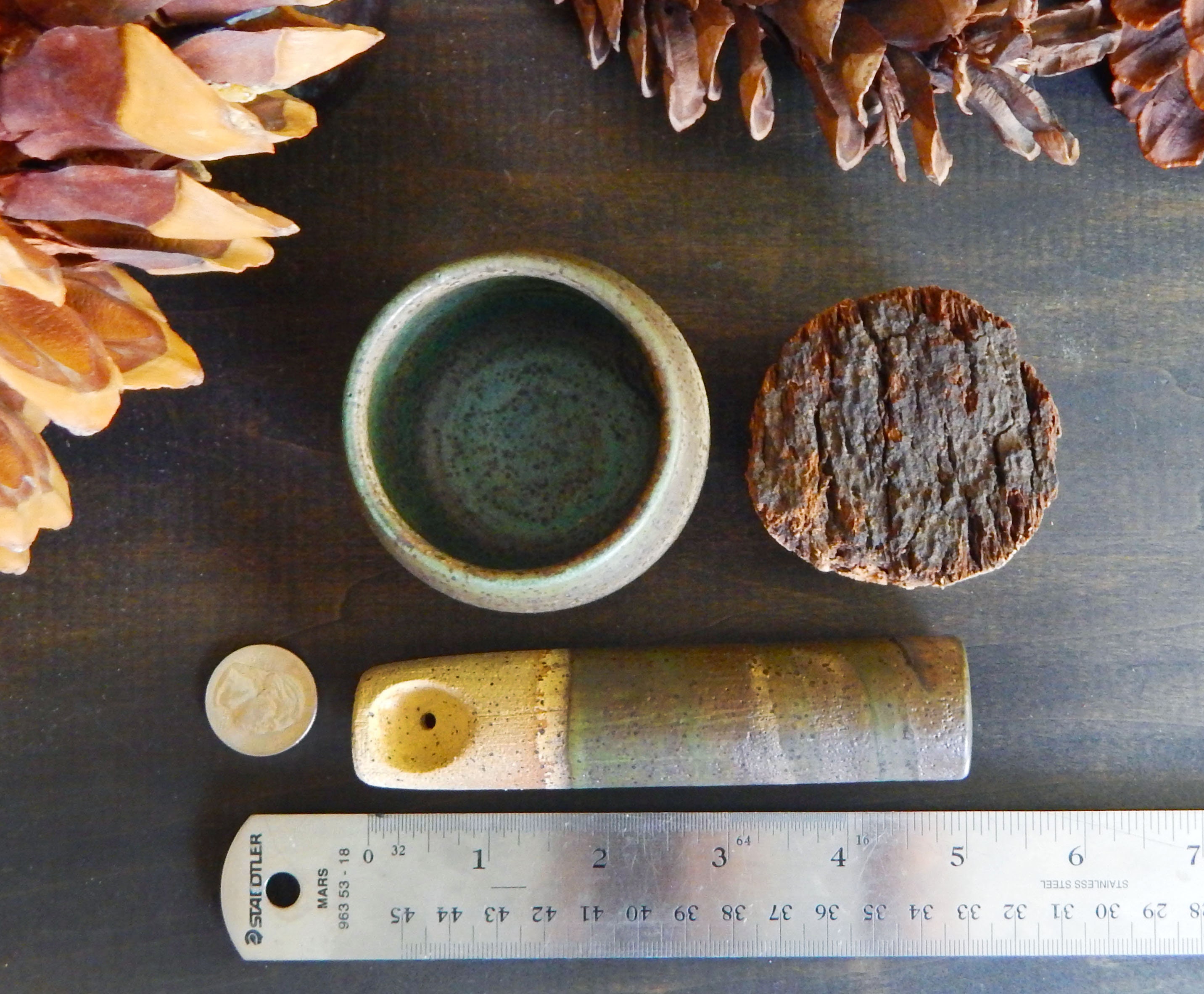 Handmade Smoking Pipe Pottery Stash Jar Set Tobacco Unique One Etsy