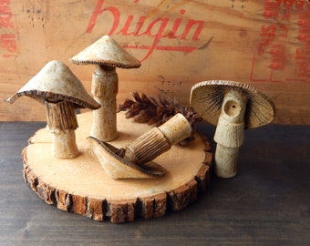 handmade pottery mushroom smoking pipe unique ceramic hippie smoker gift
