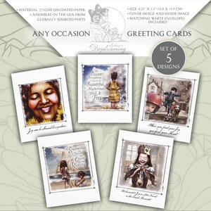 TARJETAS DE FELICITACIÓN / Tarjeta de cumpleaños en blanco / Tarjetas con sobres / Tarjeta Cottagecore / Tarjeta para cualquier ocasión / Tarjeta para ocasiones especiales
