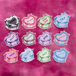Kpop Group Cake Stickers
