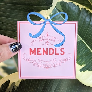 Grand Budapest Hotel Inspired | Mendl&#39;s Sticker | Laptop Sticker | Water Bottle Sticker | Phone Sticker | Wes Anderson Sticker