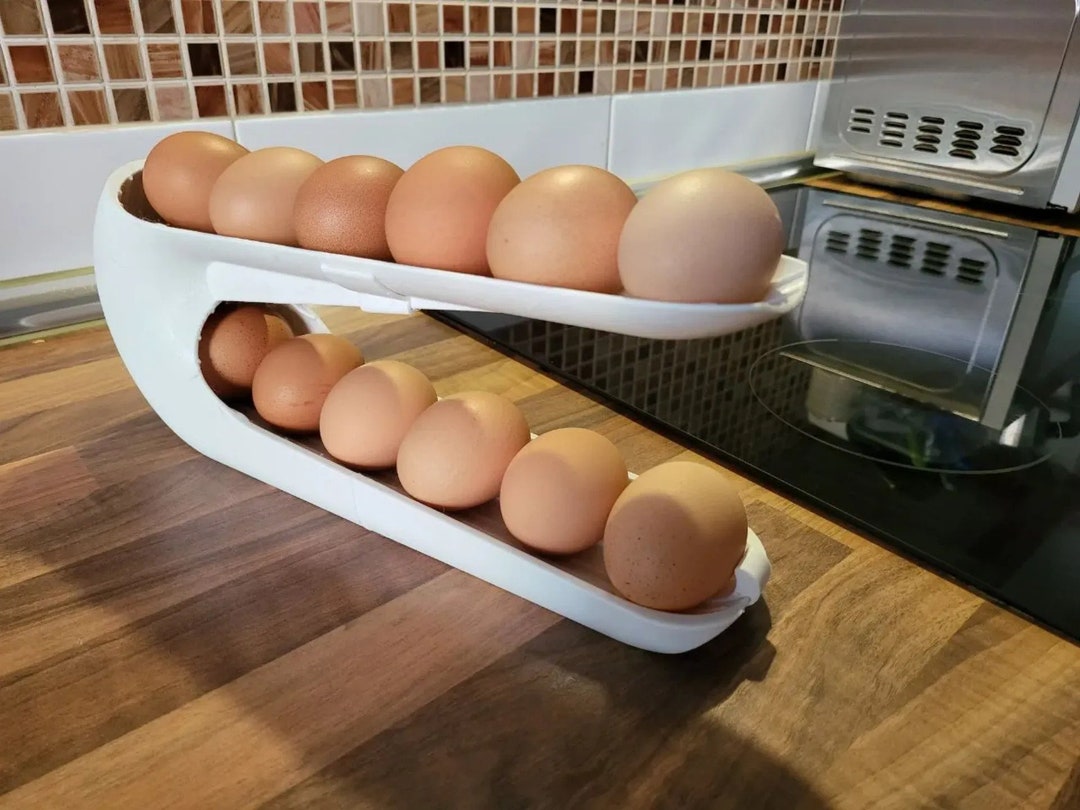 Eggs Rotary Dispenser Fresh Egg Holder Fridge Organizer Etsy