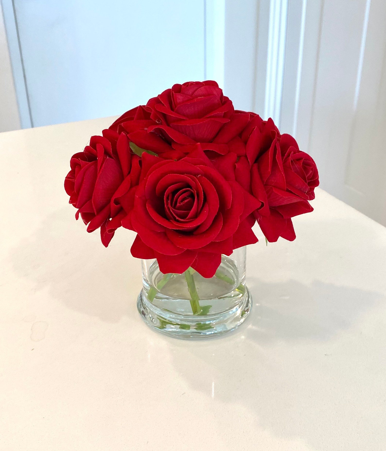 High Quality Silk Rose Arrangement, Red Rose Arrangement, Rose