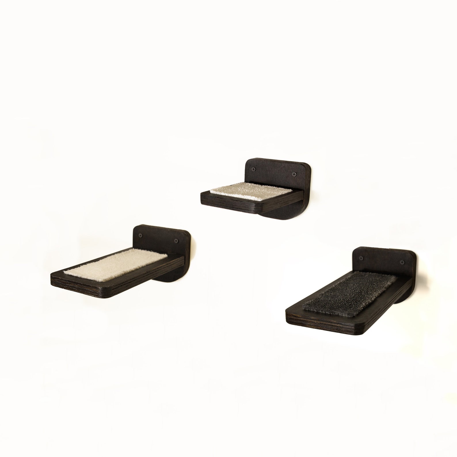 CAT STEPS Wall Mounted & WOOD Cat Shelves Modern Cat Ladder Etsy