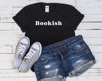 Camisa libresca Camiseta Estilo suave cómodo Gran ajuste Camisa de lectura ratón de libro Camisa de libro Camisa de bibliotecario Camisa de bibliotecario