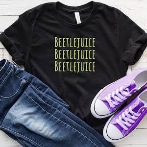Beetlejuice Beetlejuice Beetlejuice Shirt, Halloween Shirt, Fall Clothing, It&#39;s Showtime, Cute Halloween Tee, Beetlejuice tshirt