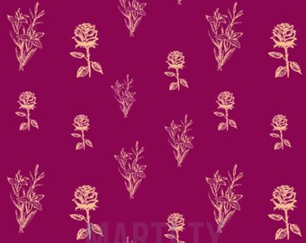 Bordeaux and white pattern design for fabrics, repeatable seamless pattern, digital file