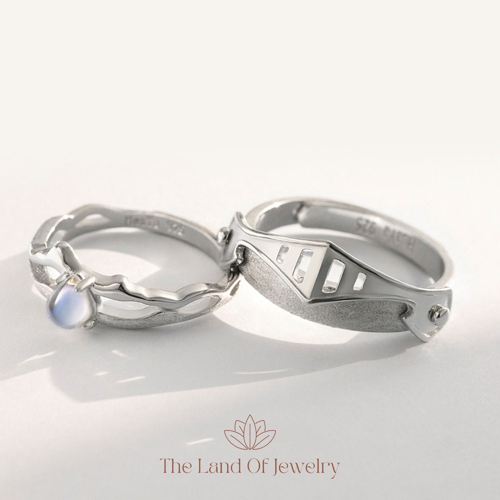 Princess and knight sale rings