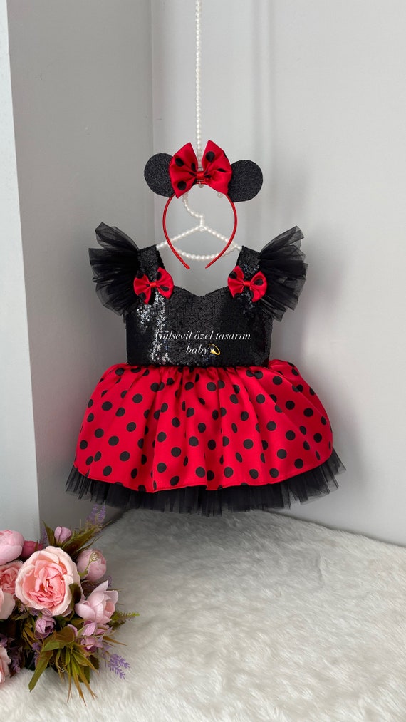 minnie mouse black polka dot dress Neutral Minnie Mouse Vibes Always , Dress: Domonique Dotted Ruffled Dress @shopmorninglavender use code: BETH10 to save , Pinterest aesthetic, Pinterest girl, girly aesthetic, Pinterest home,