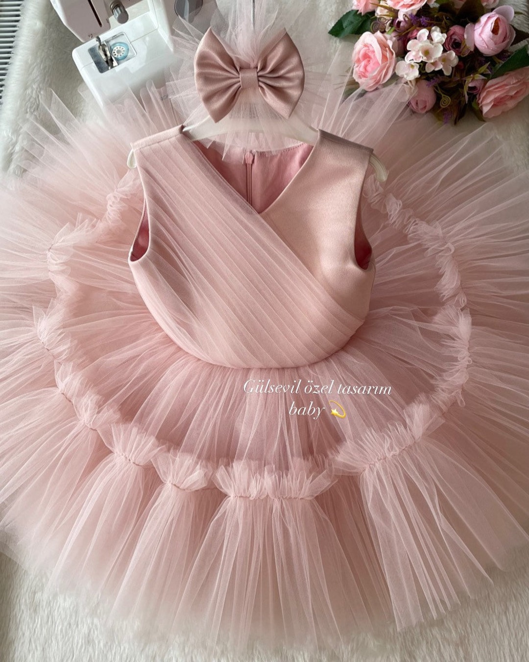 Pink Tutu Dress,white Tutu Dress,birthday Dress,baby Girl Dress Special — free download