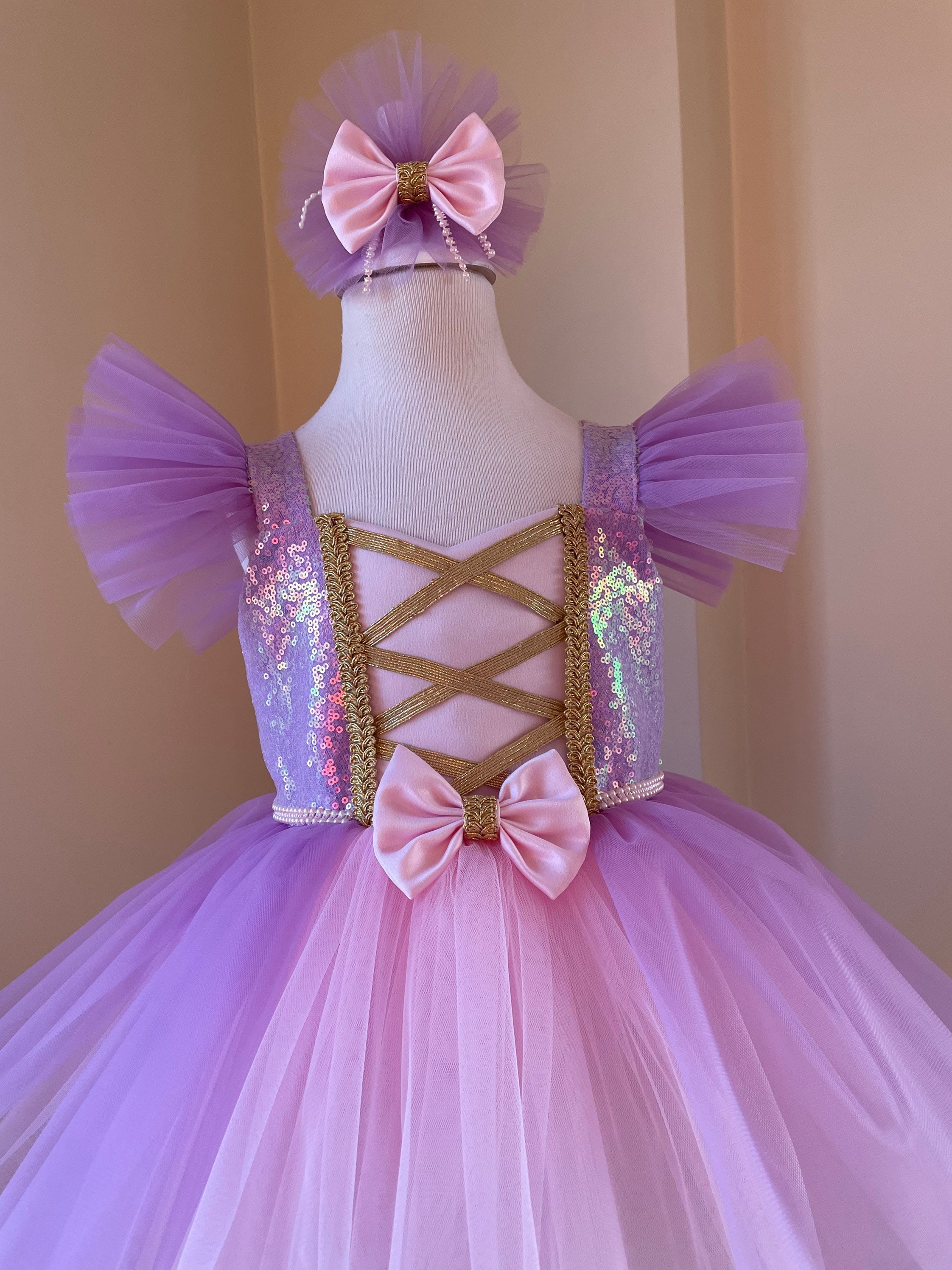 👗 Maillot gimnasia rítmica niña Rapunzel