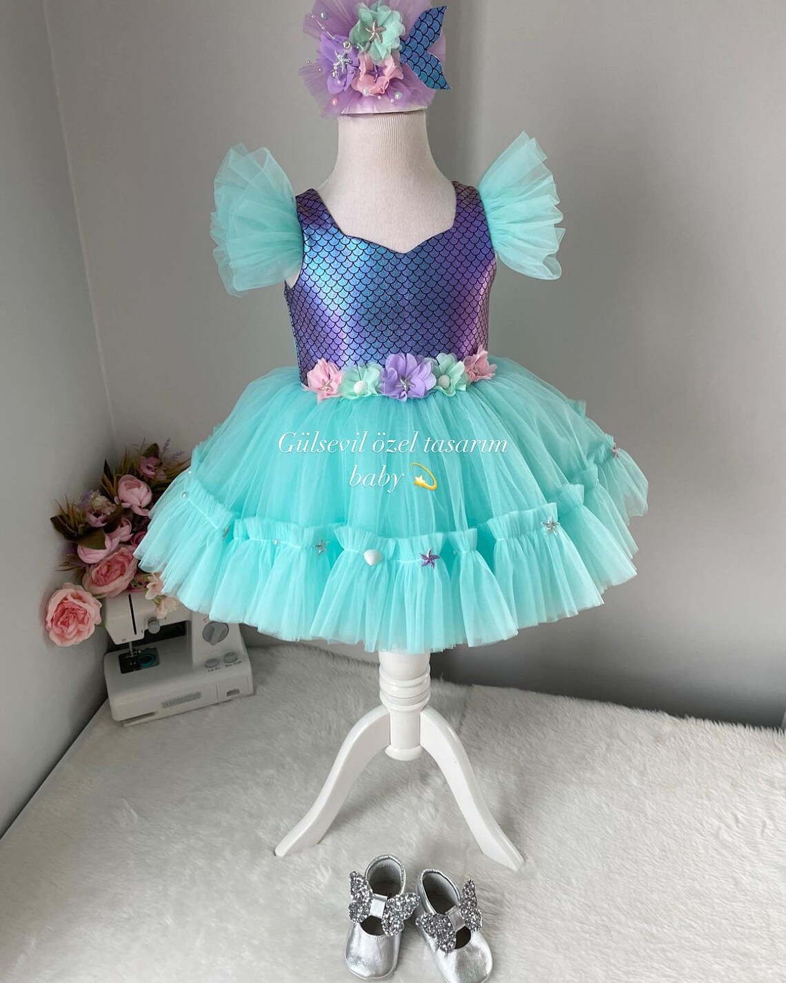 Mermaid Costume.mermaid Dress baby Girl Dress Special Etsy