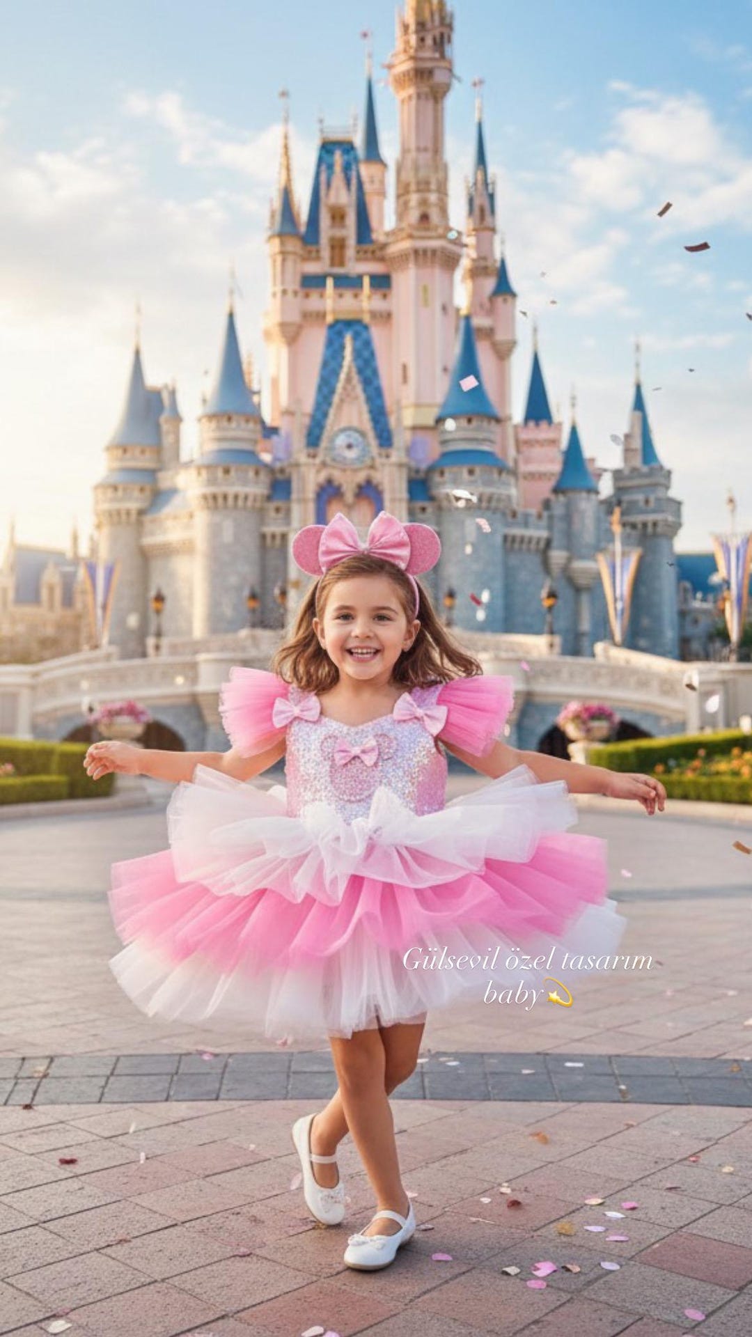 pink minnie mouse birthday dress Light pink Minnie Mouse sequin tutu Romper