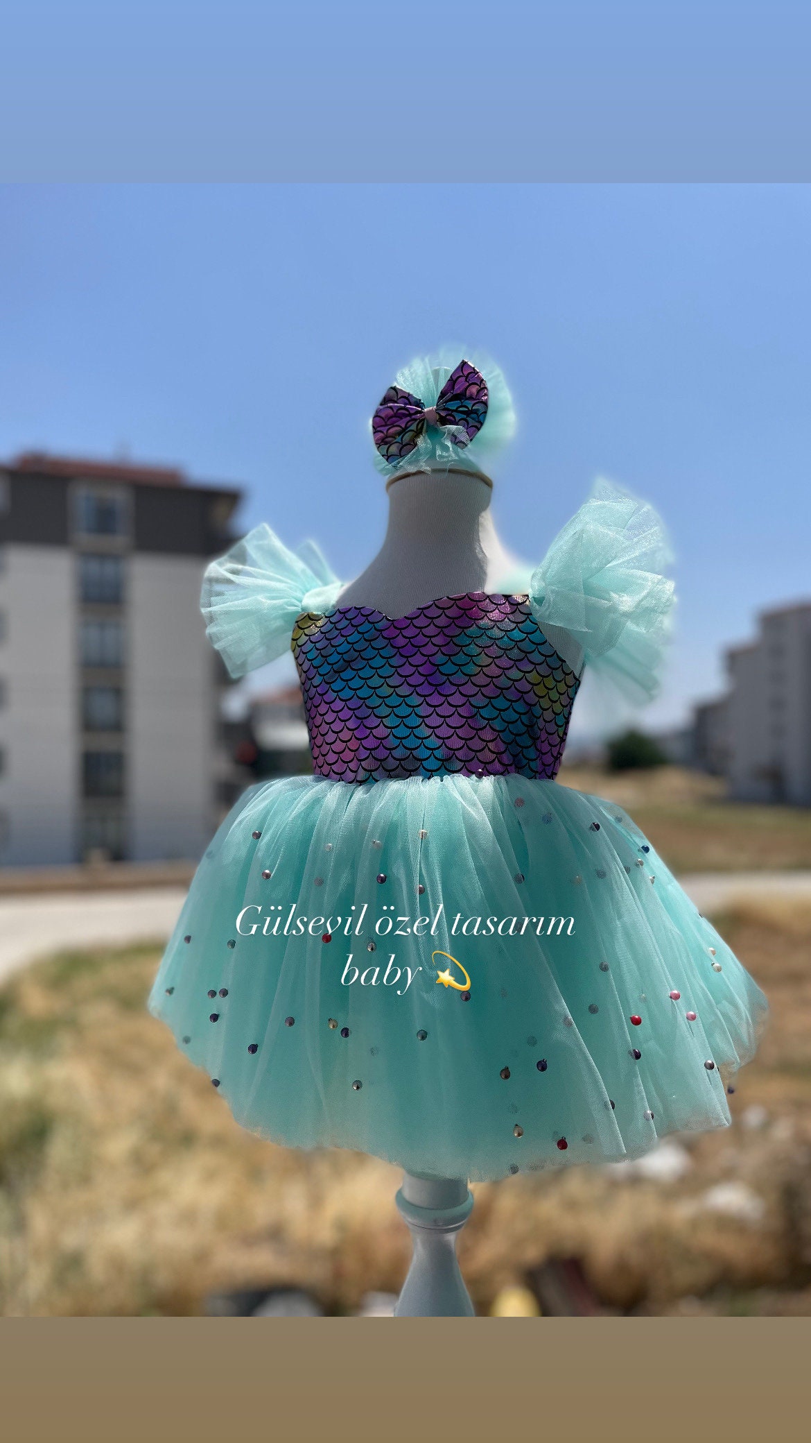 chinese dress ladies Mermaid Dazzle Tutu Dress