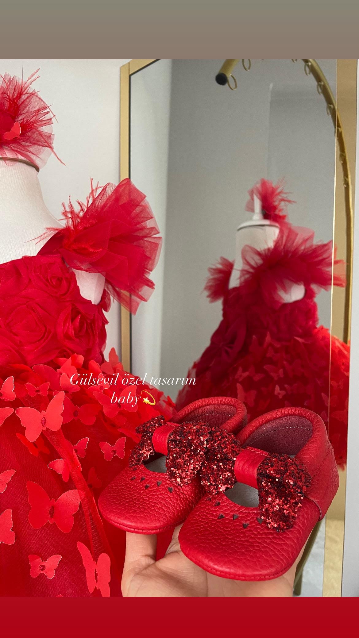 red dress with butterflies Butterfly Applique Dress - Lace-Up Dress - Burgundy Midi Dress