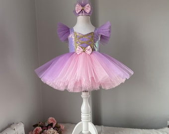 Rapunzel tutu birthday outfit best sale