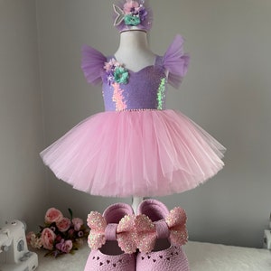 Mermaid Dress, Mermaid tutu dress, mermaid birthday dreams, 1st birthday dress, baby girl 1st birthday, mermaid party dress,Ariel dress