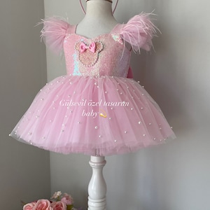 Pink Minni mause dress,Minnie Mouse costume/ minnie mouse,Kids pink Minnie Mouse costume,birthday costume, minnie mause consept,gold minnie