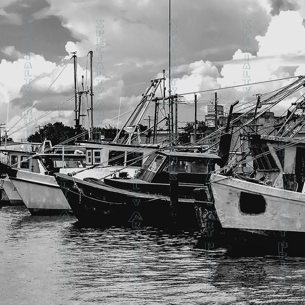 fishing boats - Digital Download