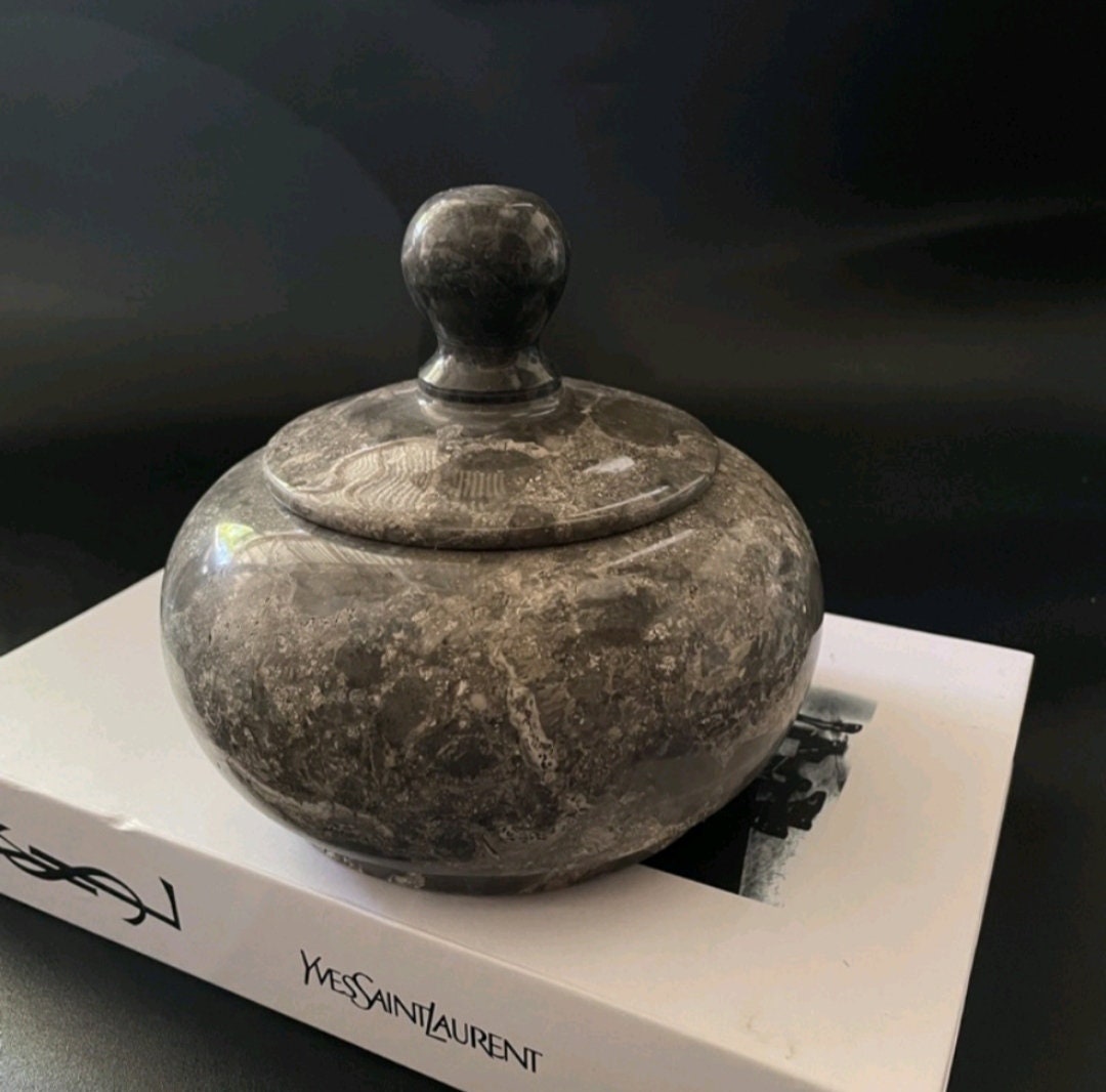 Handmade Marble Salt and Pepper Bowls, Marble Bowls, Cute Bowls, White