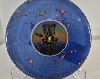 Handmade Resin Disc Golf Mini Marker | PDGA Approved, Solid Base, Unique Design