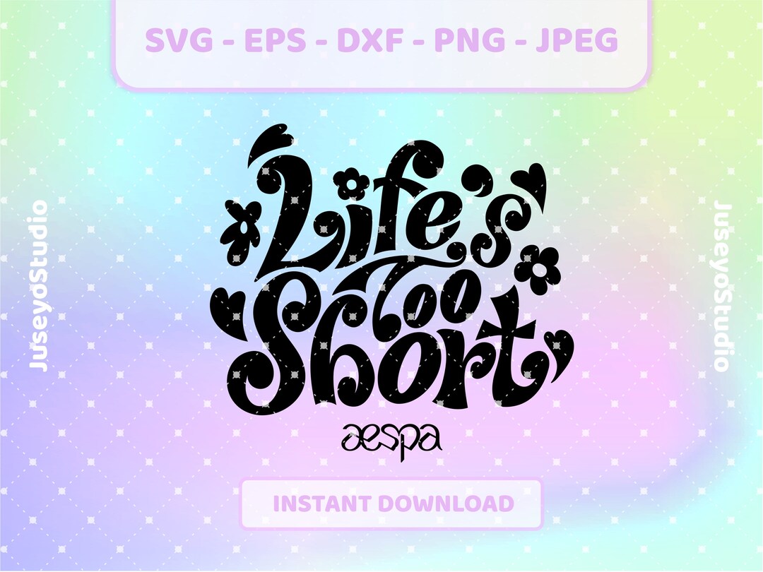aespa 直筆サイン「Life's Too Short」スチール写真4枚の通販 by