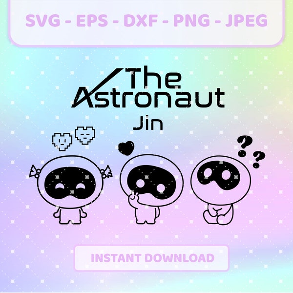 Jin Astronaut Svg - Etsy