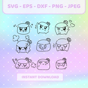 SVT Seventeen BongBong k-pop lineart Umriss svg | png, jpg, eps, dxf | SVT Seventeen lineart Vektor, Cricut Dateien für T-Shirts, Tragetaschen