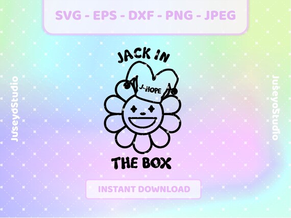Hobicore Jack in the Box Flowers BTS Kpop Svg | Png, Jpg