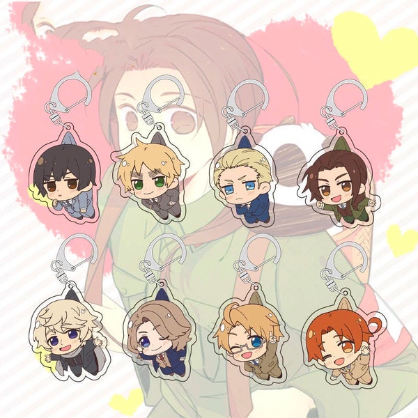 Axis Ios Keychain Anime Keychain - Etsy