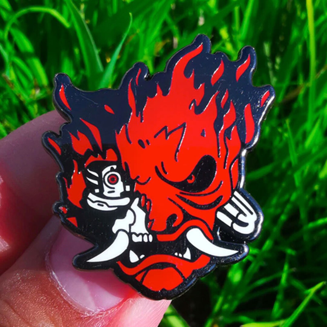 Custom Samurai Jinx Enamel Pin Cyberpunk Badge Cosplay Etsy