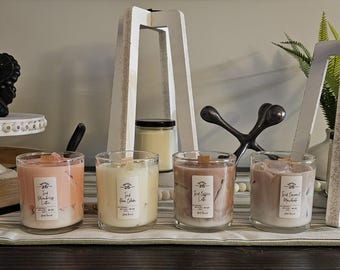 Eiskaffee-Getränk-Kerzen