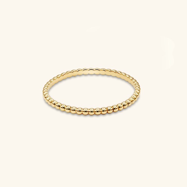 1mm Solid 18ct Yellow Gold Slim Round Wedding Band Skinny