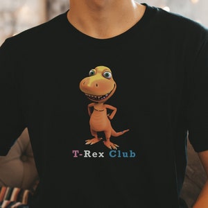 Cute T Rex Club FTM Tee | Top Surgery Tee | Transgender Shirt